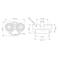 Nuke Performance CFC Unit Stäubli connector, dual AN-12