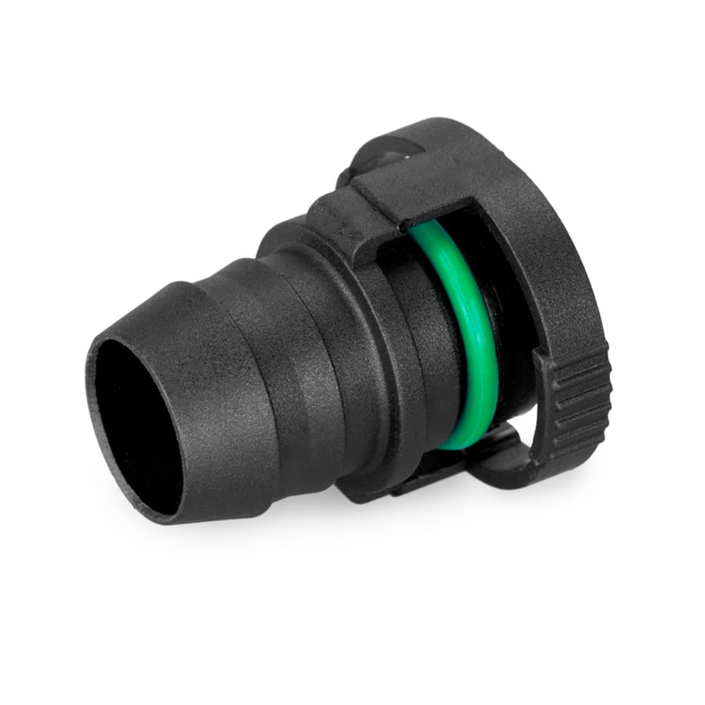 Nuke Performance BQL 22 Male to Convoluted hose, Straight