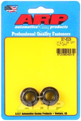 ARP M12 x 1.25 16mm socket 12pt Nut Kit (Set of 2)