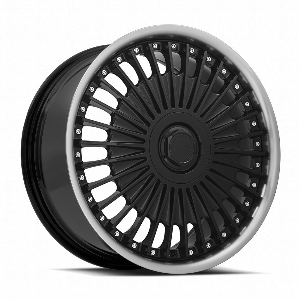 MRR VP4 19" 5x112 Black Machined Lip