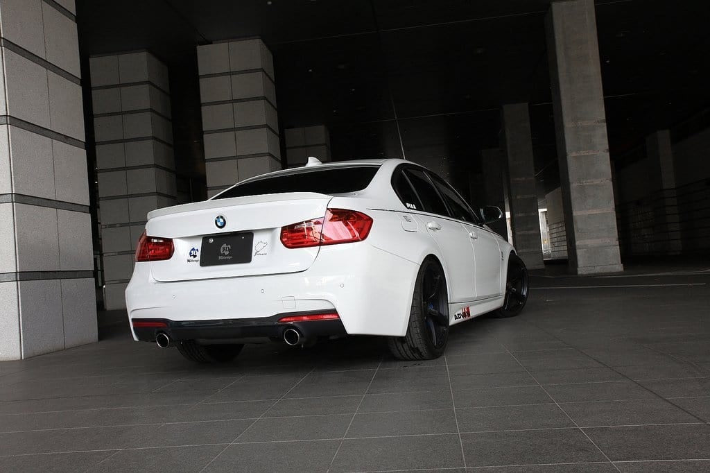 3D Design - 3 Series F30 / F31 M-Sport 335i Rear Diffuser 2 tip