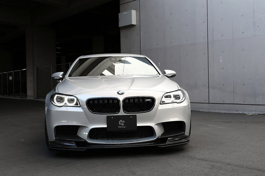 3D Design - M5 F10 Front Lip Spoiler w/Under Splitters Carbon