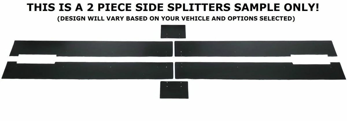 Ventus Autoworks 2021-2026 Audi RS3 2PC Side Splitters