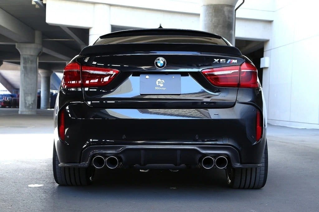 3D Design F86 X6M Carbon Rear Diffuser