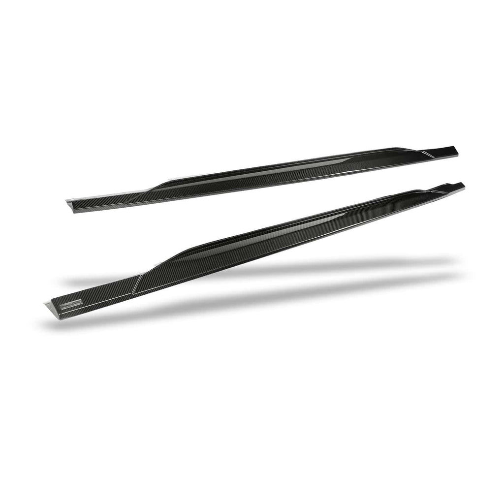 Revozport Carbon Fiber Side Skirts - Audi C8 RS7
