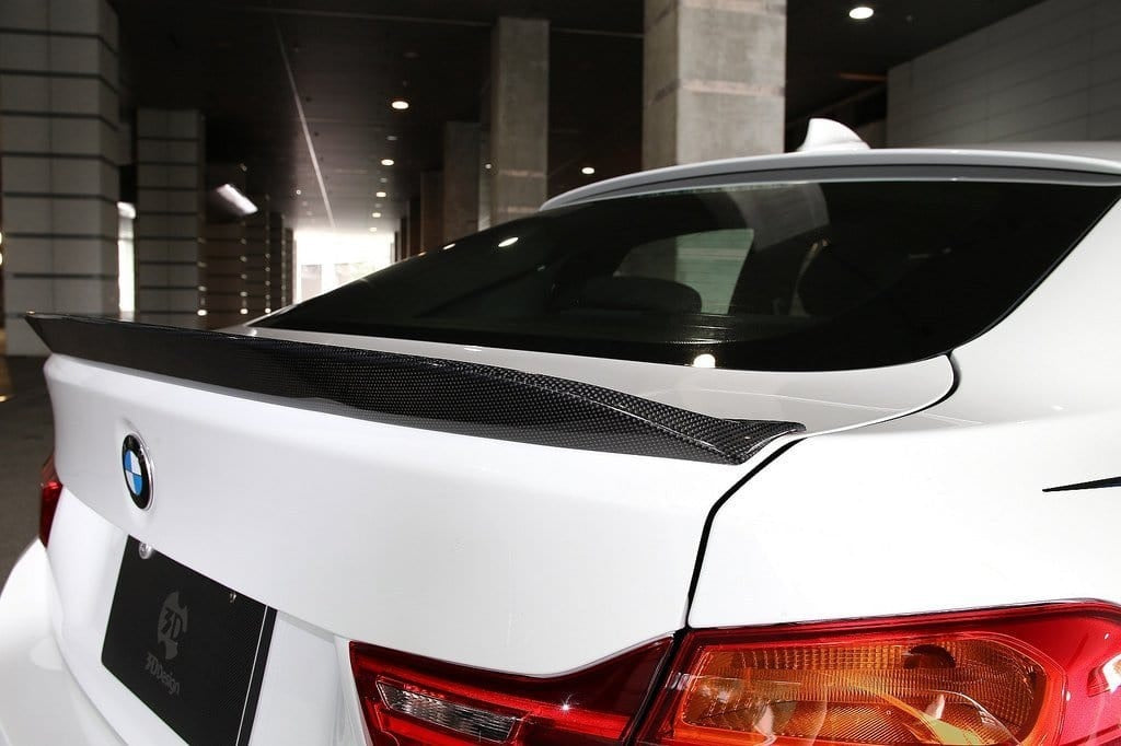 3D Design - 4 Series F36 Trunk Spoiler Carbon