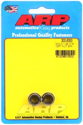 ARP M10 x 1.25 12pt Nut Kit