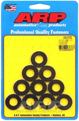 ARP M12 ID 0.995 OD Black Washers (Set of 10)