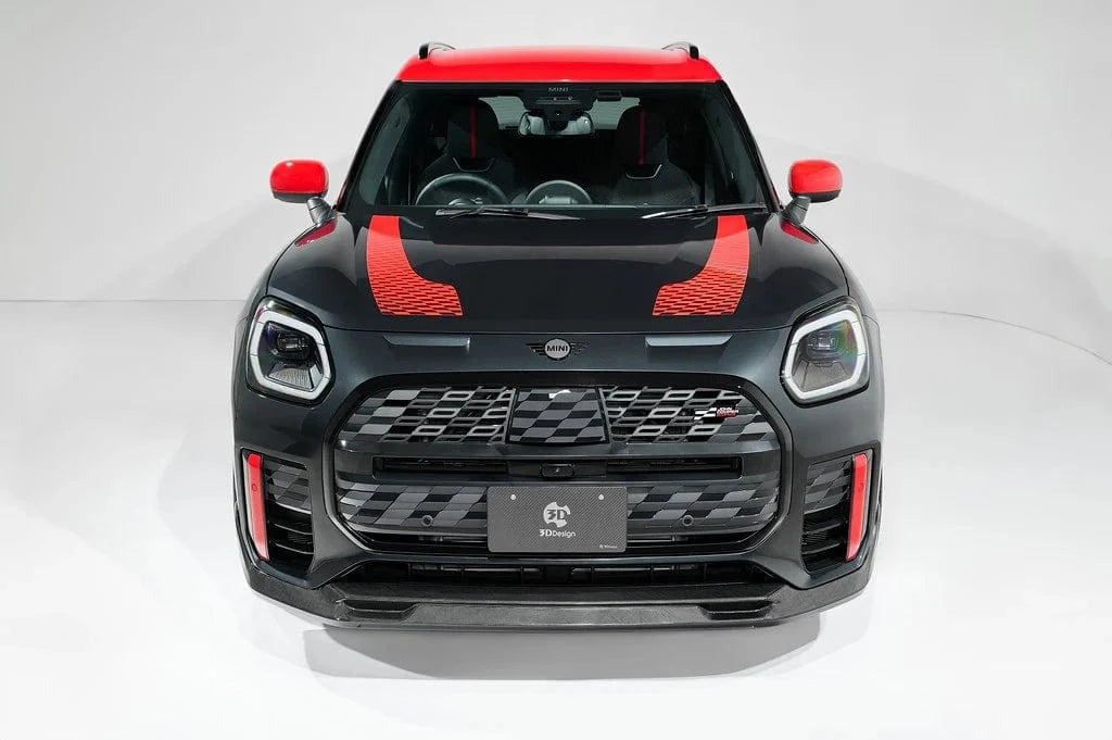 3D Design MINI U25 Countryman JCW Carbon Front Lip (2025+)
