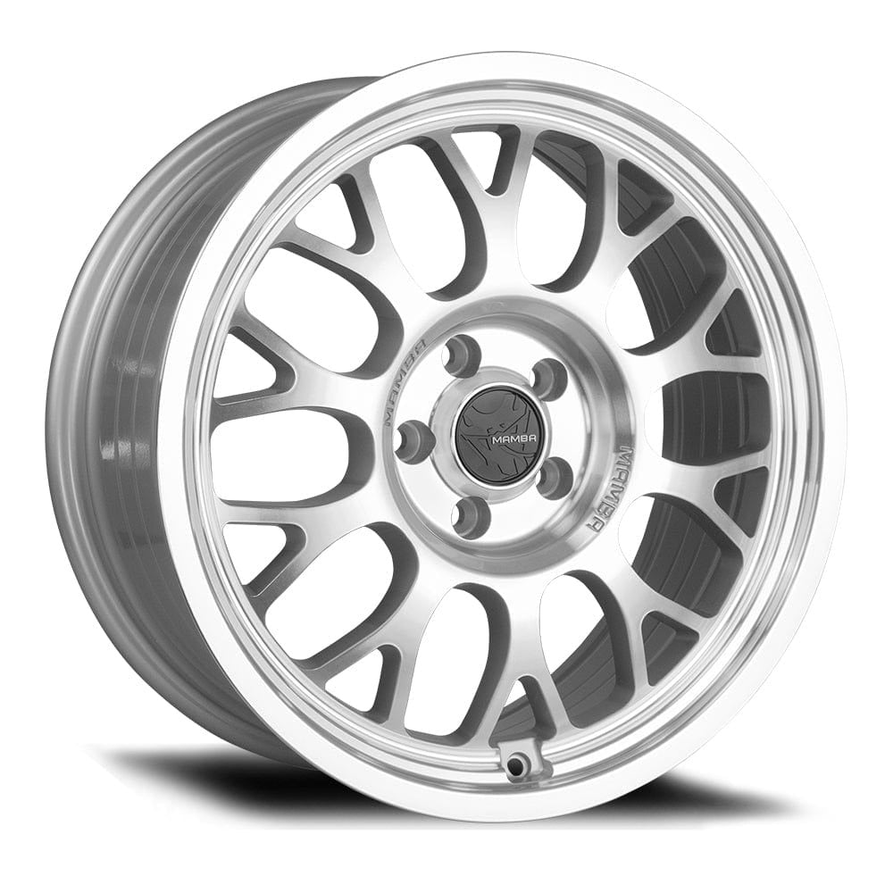 Mamba M28 18" 5x112 Silver w/ Mirror Machine Face