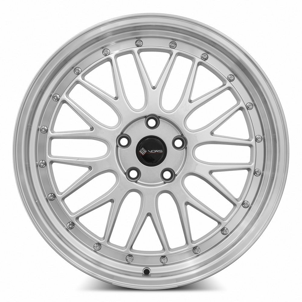 VORS VR8 18" 5x105 Silver Machined Lip