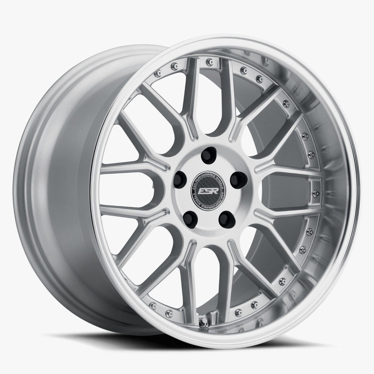 ESR CS18 18" 5x112 Hyper Silver w/ Machined Lip