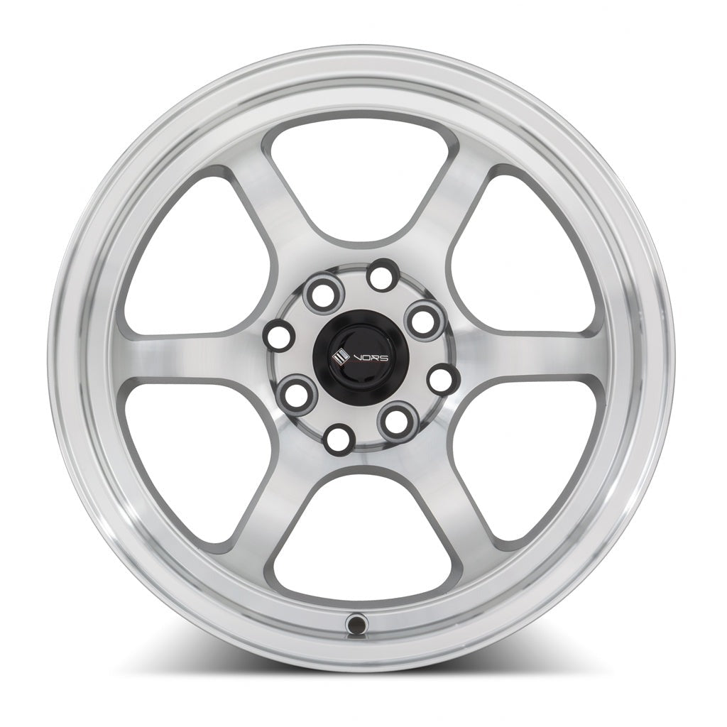 VORS LT61 15" 4x100/4x114.3 Silver Machined Face