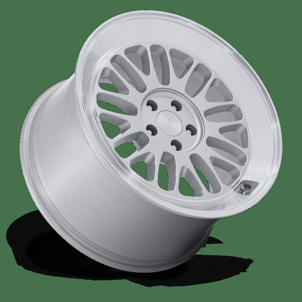 Rotiform SCP 18" 5x112 Gloss Silver w/ Diamond Cut Lip