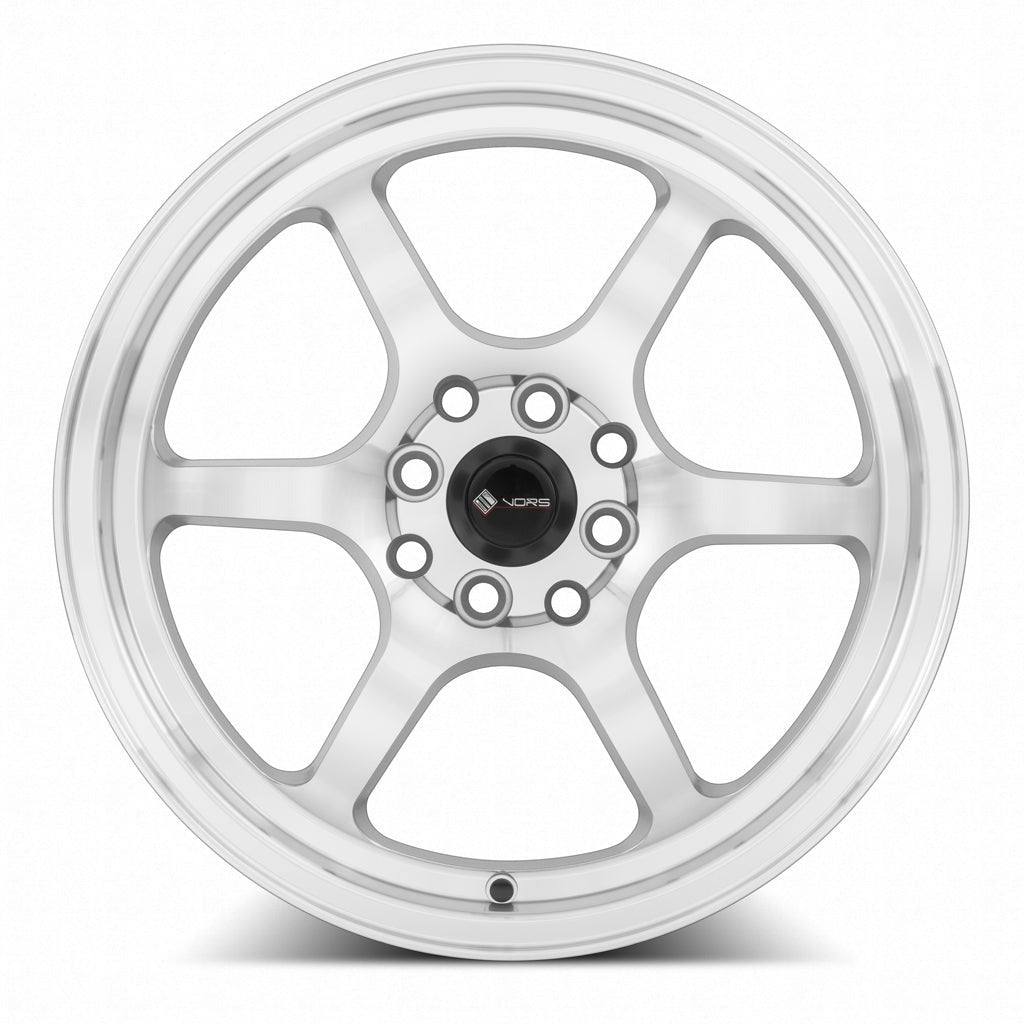 VORS LT61 16" 4x100/4x114.3 Silver Machined Face