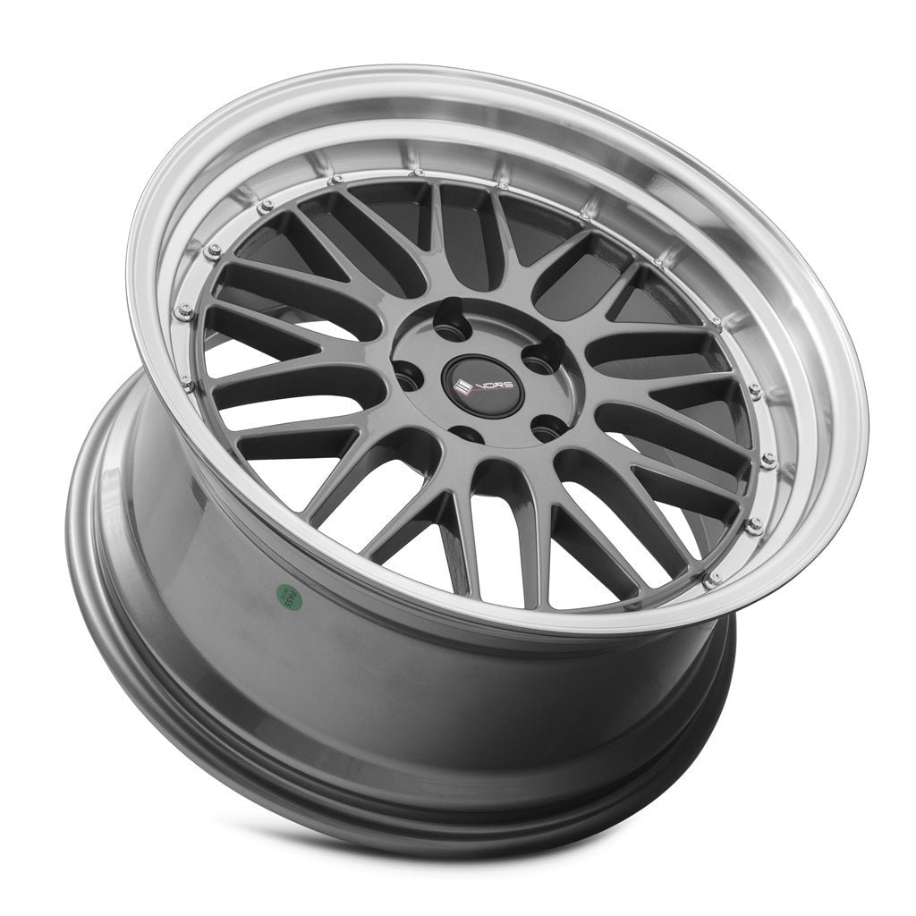 VORS VR8 18" 5x112 Hyper Black Machined Lip
