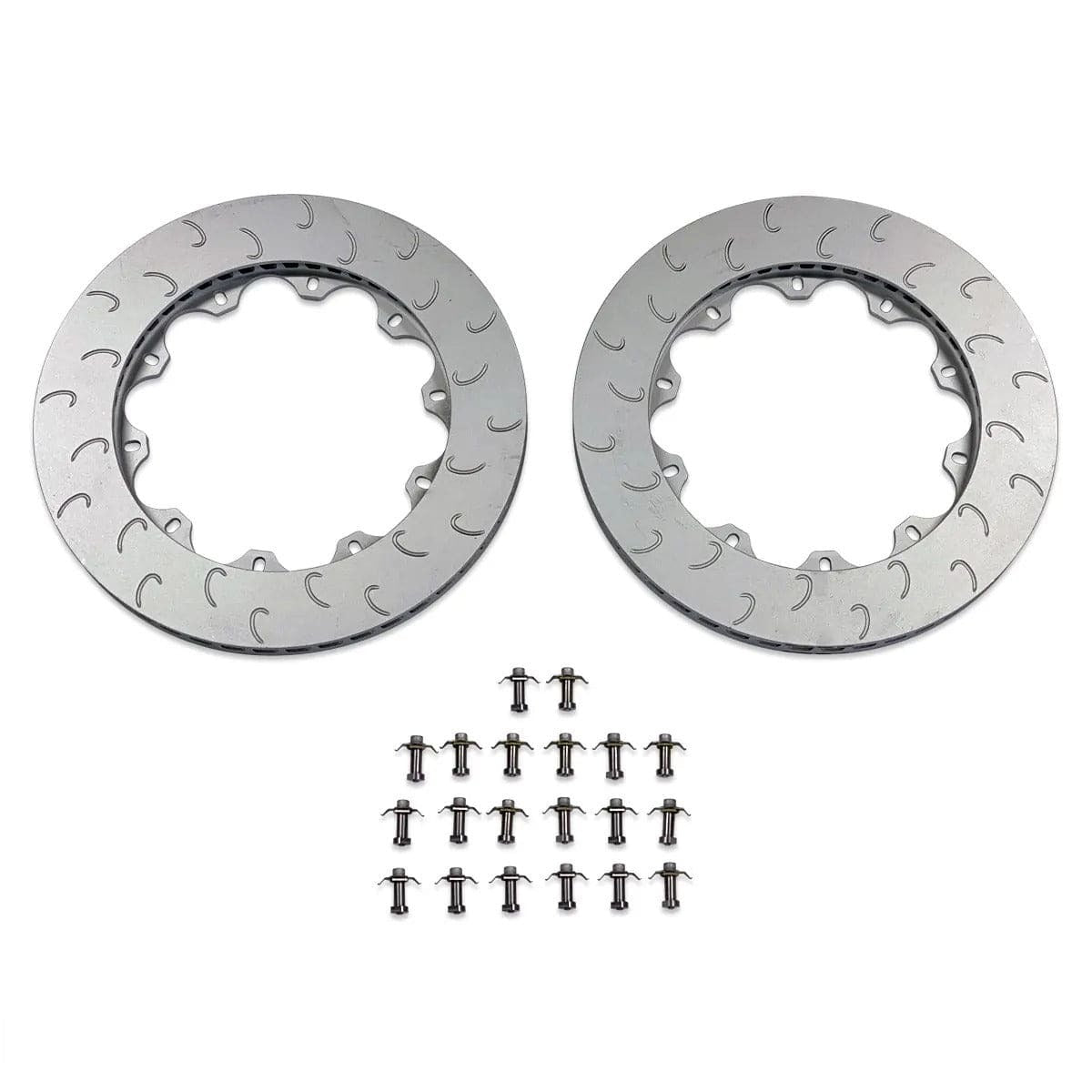 034Motorsport Replacement Rear Rotor Ring Set - Audi / C8 / S6 / S7 / D5 / A8 / S8 / 4M / 4M.5 / Q7 / SQ7 / Q8 / SQ8