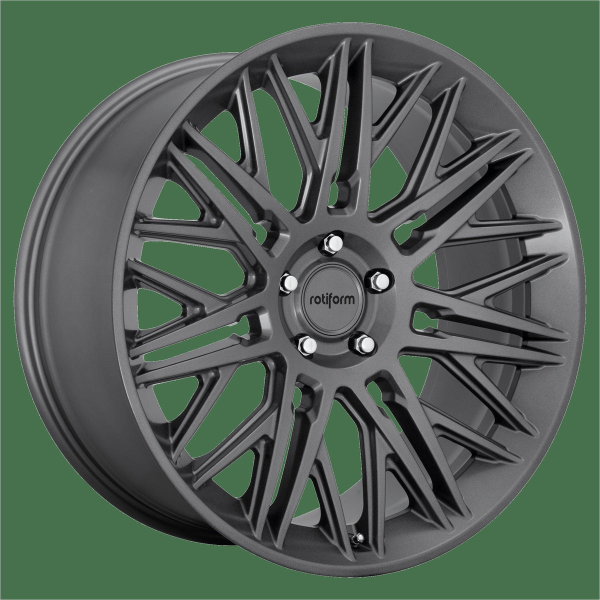 Rotiform Cast JDR 22" 5x112 Matte Anthracite