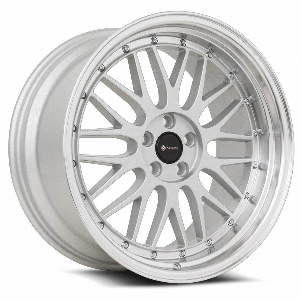 VORS VR8 18" 5x114.3 Silver Machined Lip
