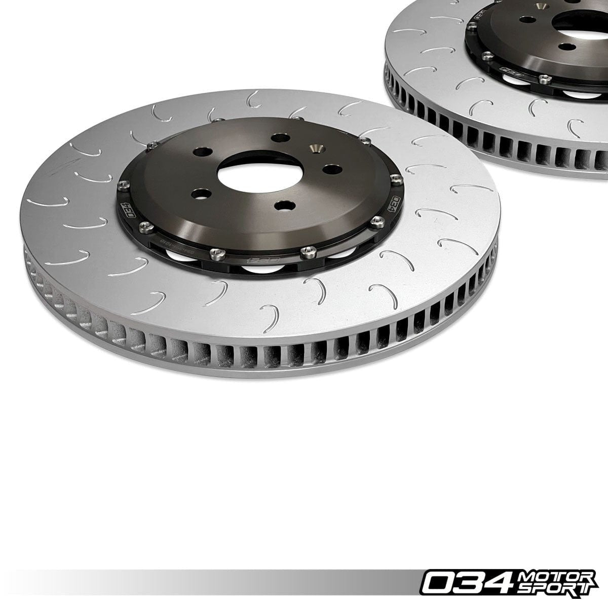 034Motorsport 2-Piece Floating Front Brake Rotor Upgrade Kit - Audi B9 / B9.5 / RS5 / 4M / 4M.5 / Q7 / Q8