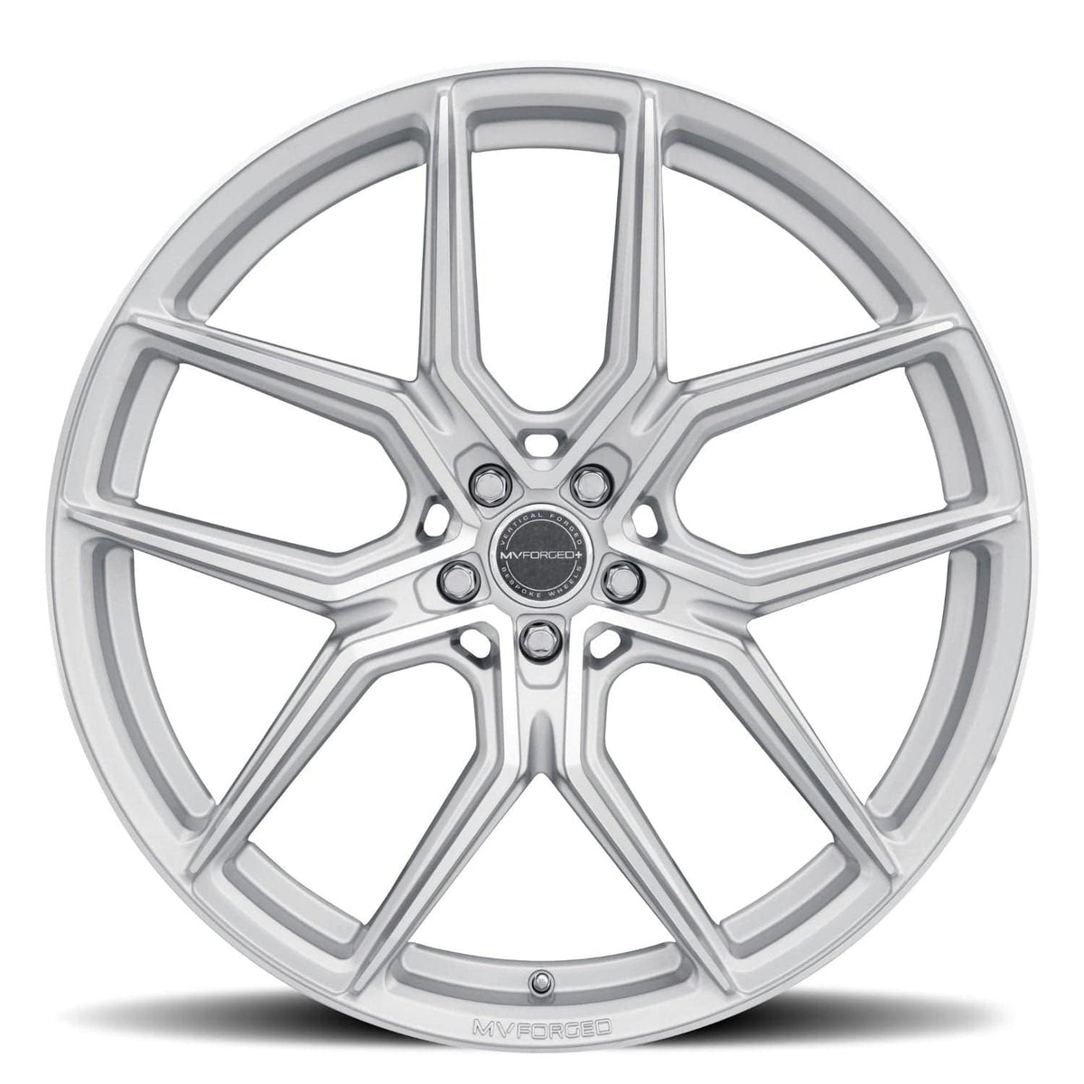 MV Forged MVF5 21" 5x108 up to 5x132 Diamond Silver (Custom Wheel)