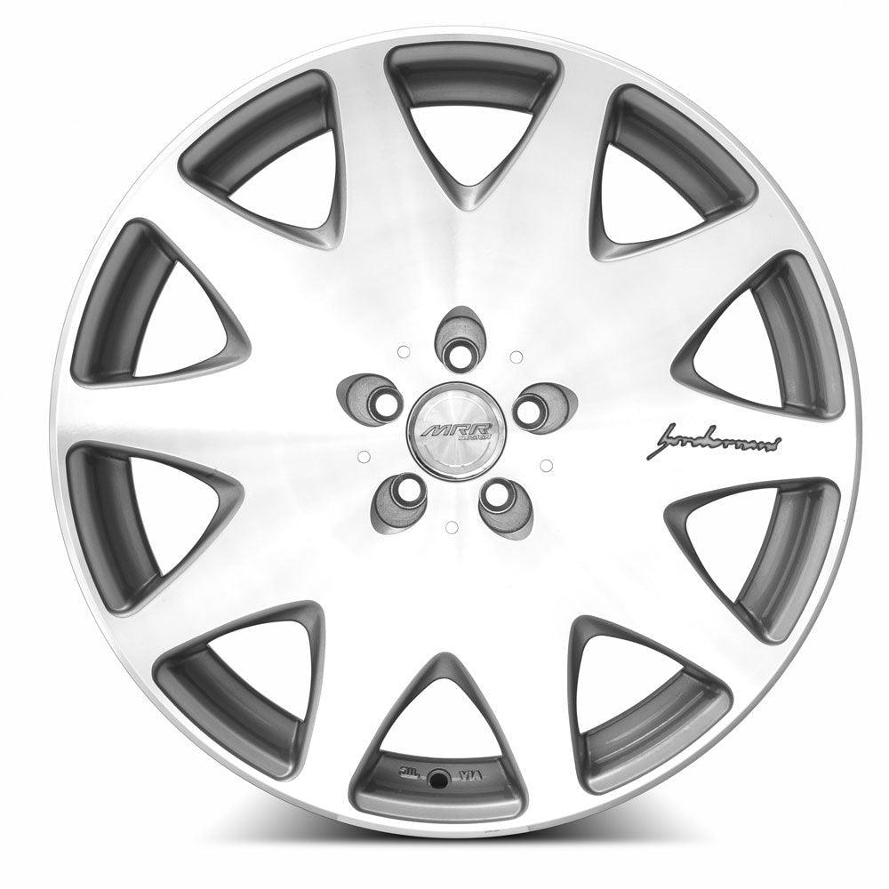 MRR HR3 19" 5x112 Silver Machined Face