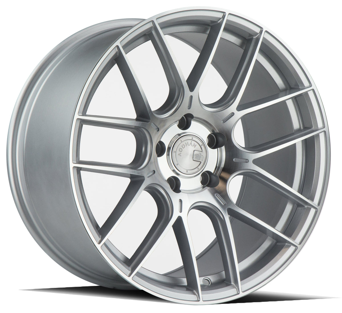Aodhan AH-X 18" 5x112 Gloss Silver Machined Face