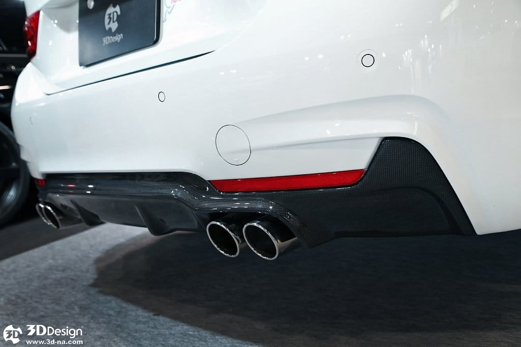 3D Design - 4 Series F32 / F36 M-Sport 435i Rear Diffuser