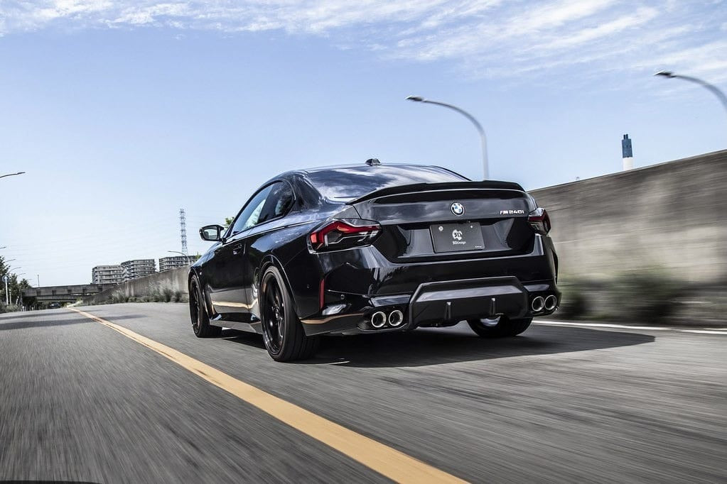3D Design BMW G42 M240i Carbon Rear Diffuser (4 Tip Exhausts)