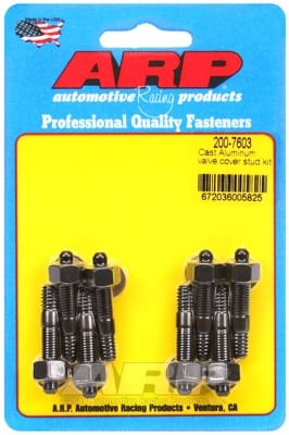 ARP Cast Aluminum Valve Cover Stud Kit - 1/4in x 20 1.5in OAL