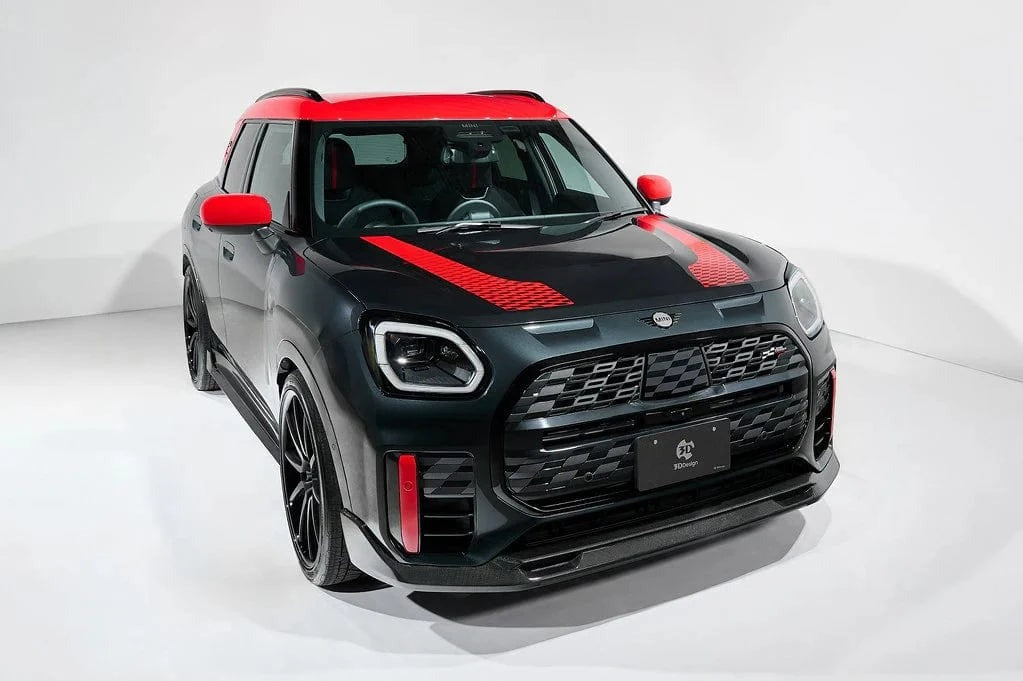3D Design MINI U25 Countryman JCW Carbon Front Lip (2025+)