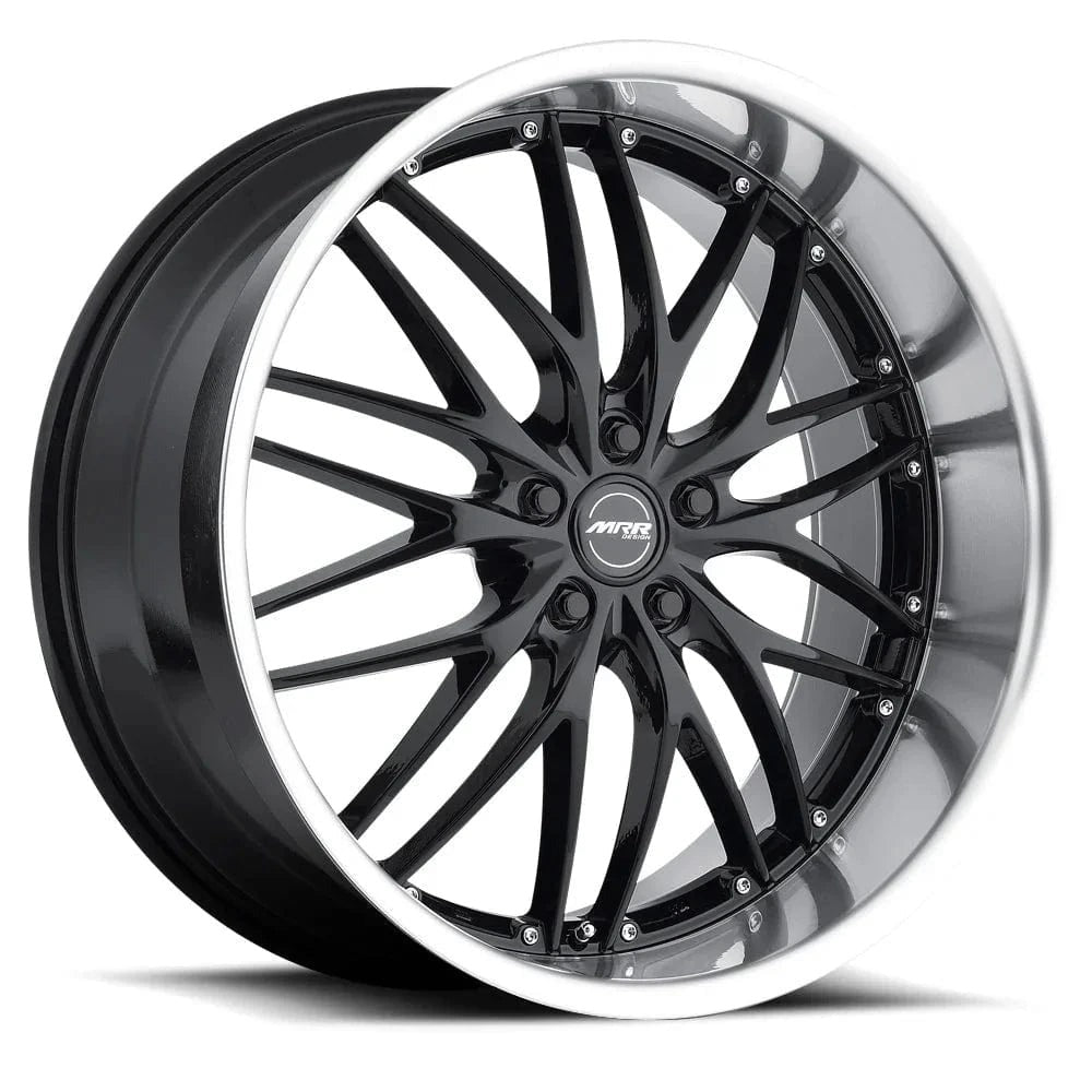 MRR GT1 19" 5x112 Black Machine Lip