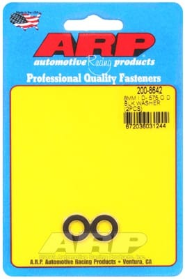 ARP M8 ID 0.575 OD Black Washers (Set of 2)