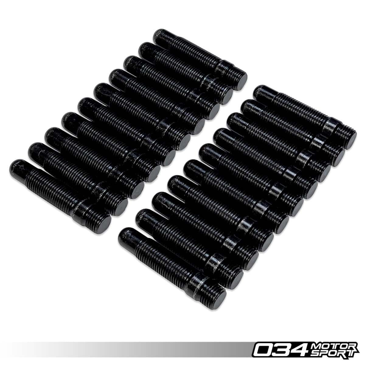 034Motorsport Bullet Nose Stud and Nut Bundles M14x1.5 Pitch (Pack of 20)