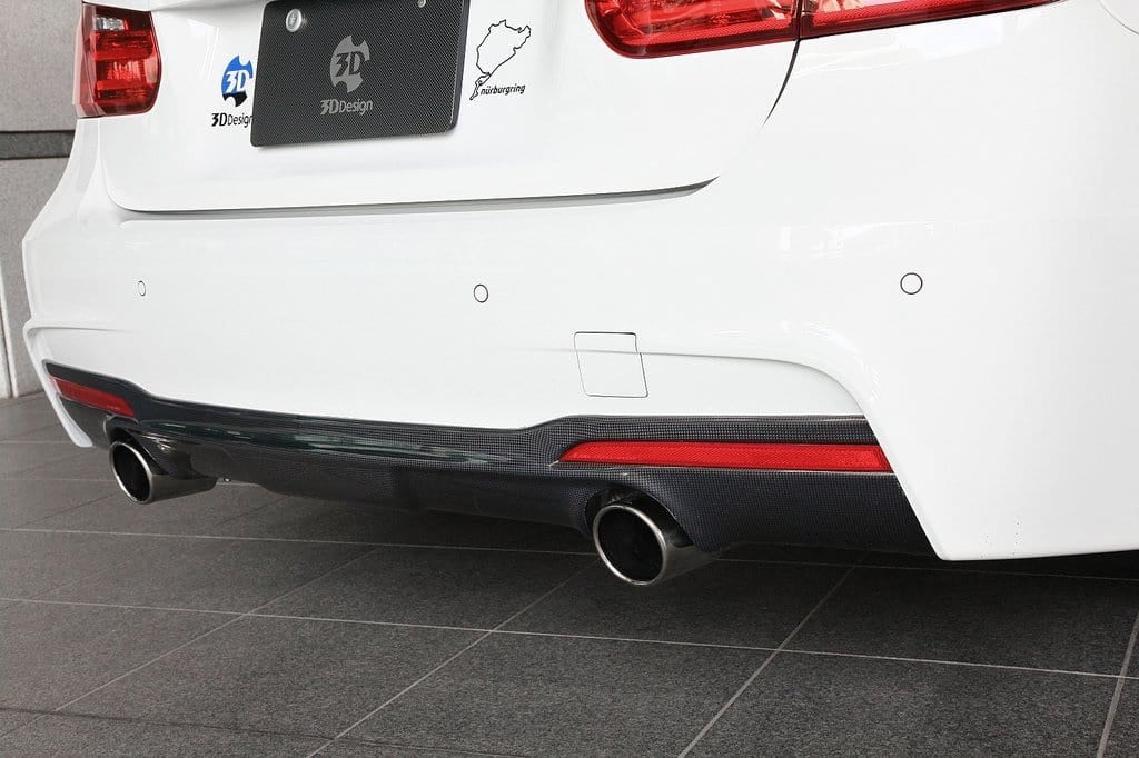 3D Design - 3 Series F30 / F31 M-Sport 335i Rear Diffuser 2 tip