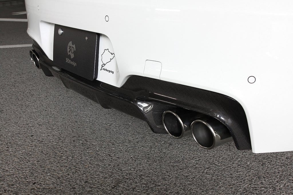 3D Design - 6 Series F06 / F12 / F13 M-Sport Rear Diffuser Carbon