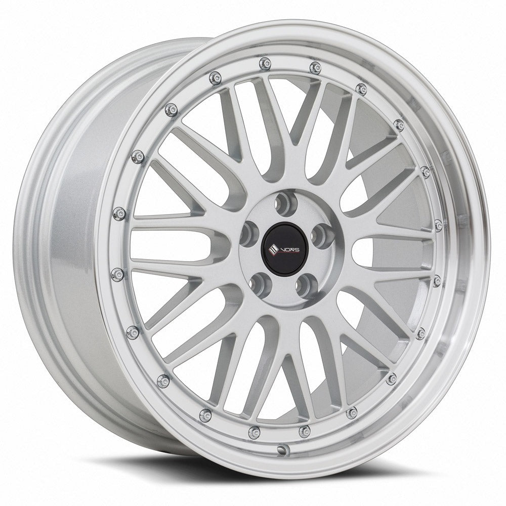 VORS VR8 18" 5x105 Silver Machined Lip