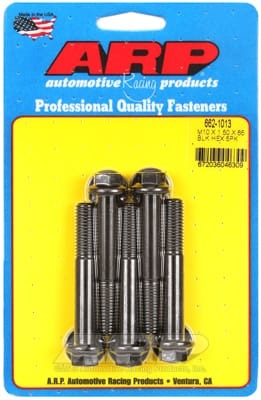 ARP M10 x 1.50 x 65 Hex Black Oxide Bolts (Set of 5)