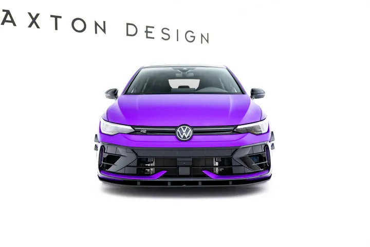 Maxton Design Street Pro Front Splitter Volkswagen Golf R Mk8 Facelift