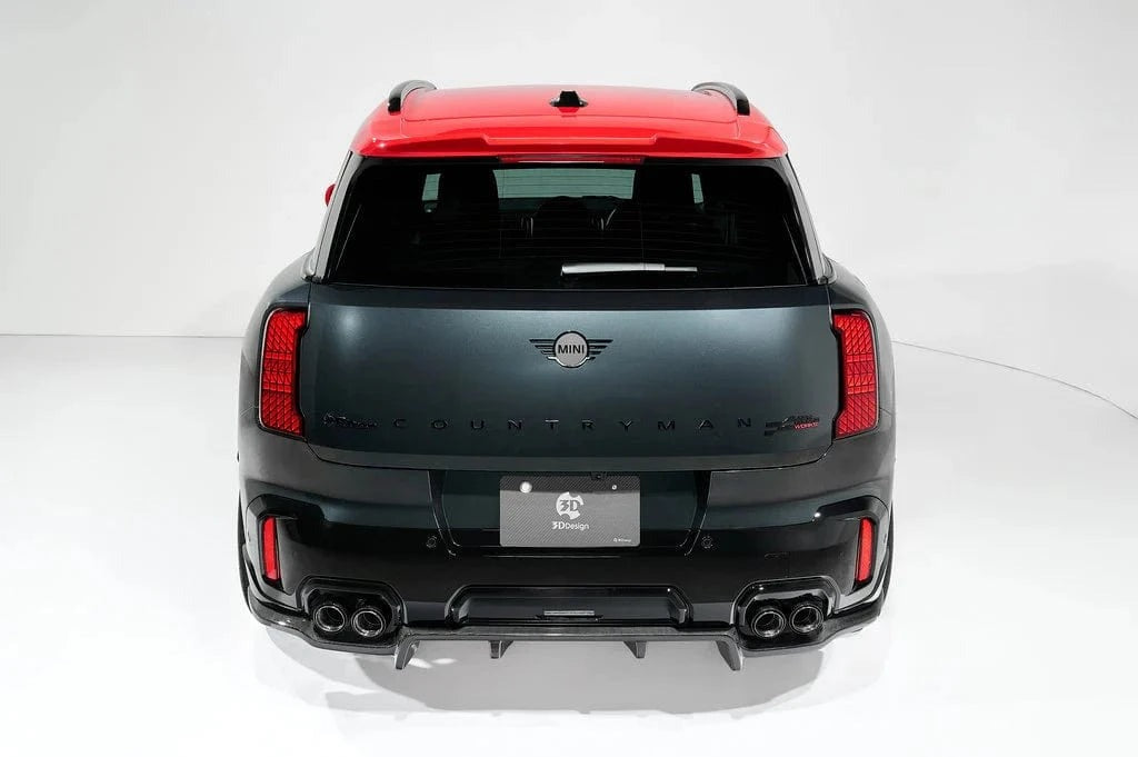 3D Design MINI U25 Countryman JCW Carbon Rear Diffuser (2025+)