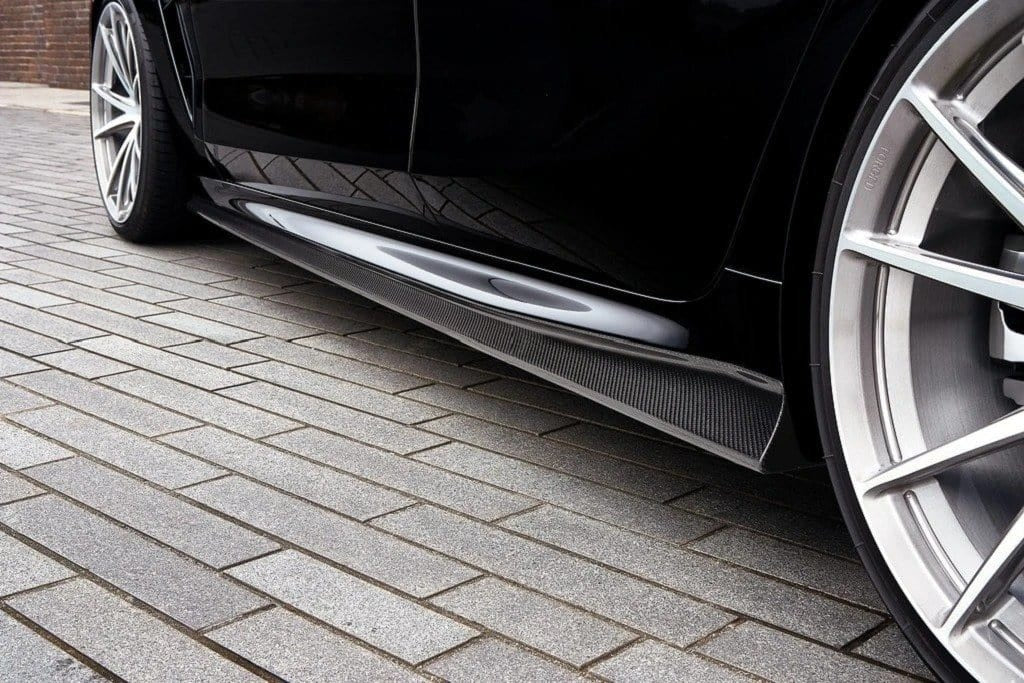 3D Design F93 M8 Gran Coupe Carbon Side Skirt Set