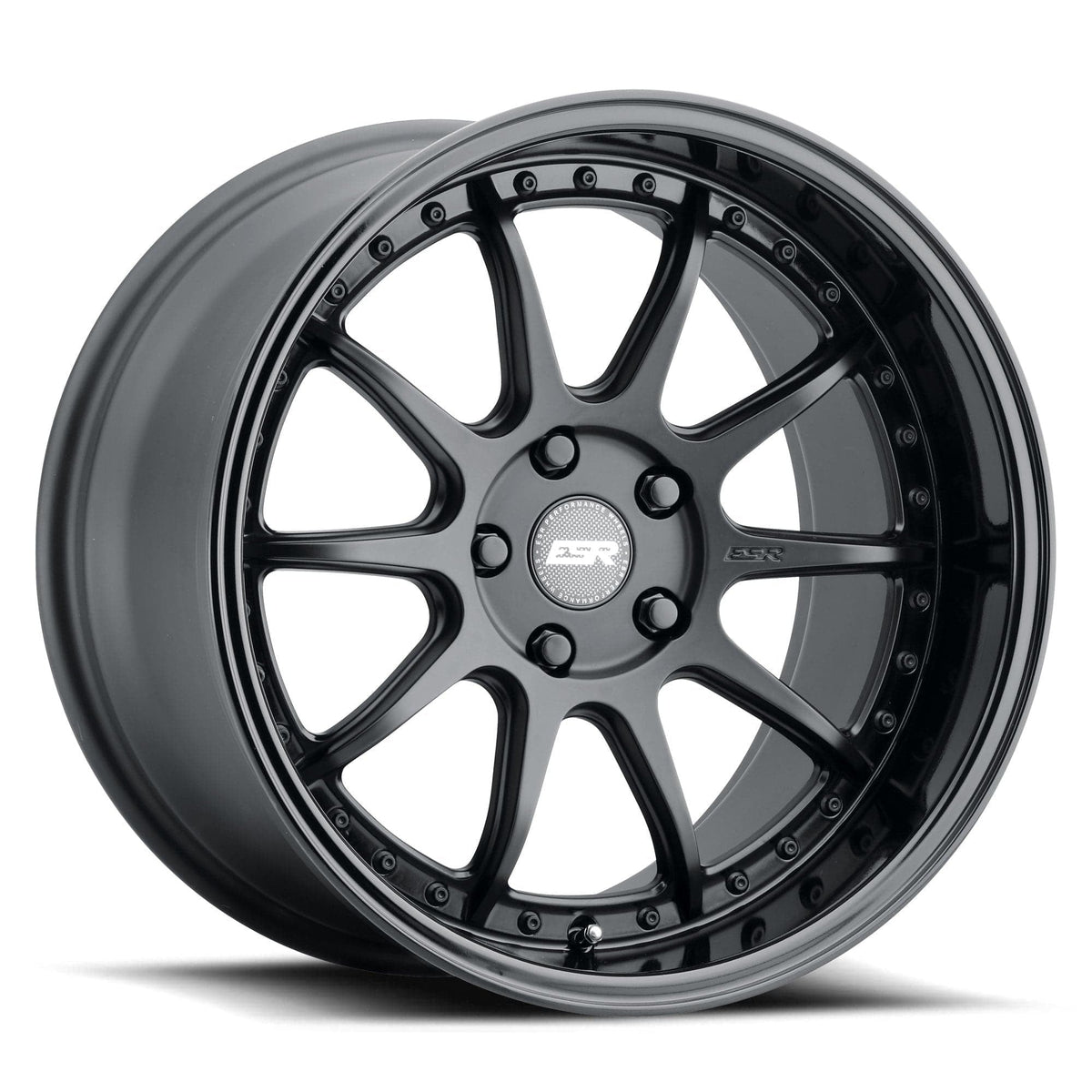 ESR Wheels CS12 18" 5x112 Matte Black w/ Gloss Black