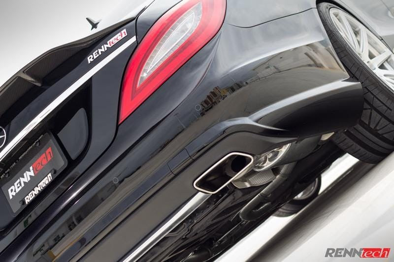 RENNtech Stainless Steel Sport Mufflers - Mercedes / C218 CLS550 / W212 E550 / M278 /4.7L V8 BiTurbo