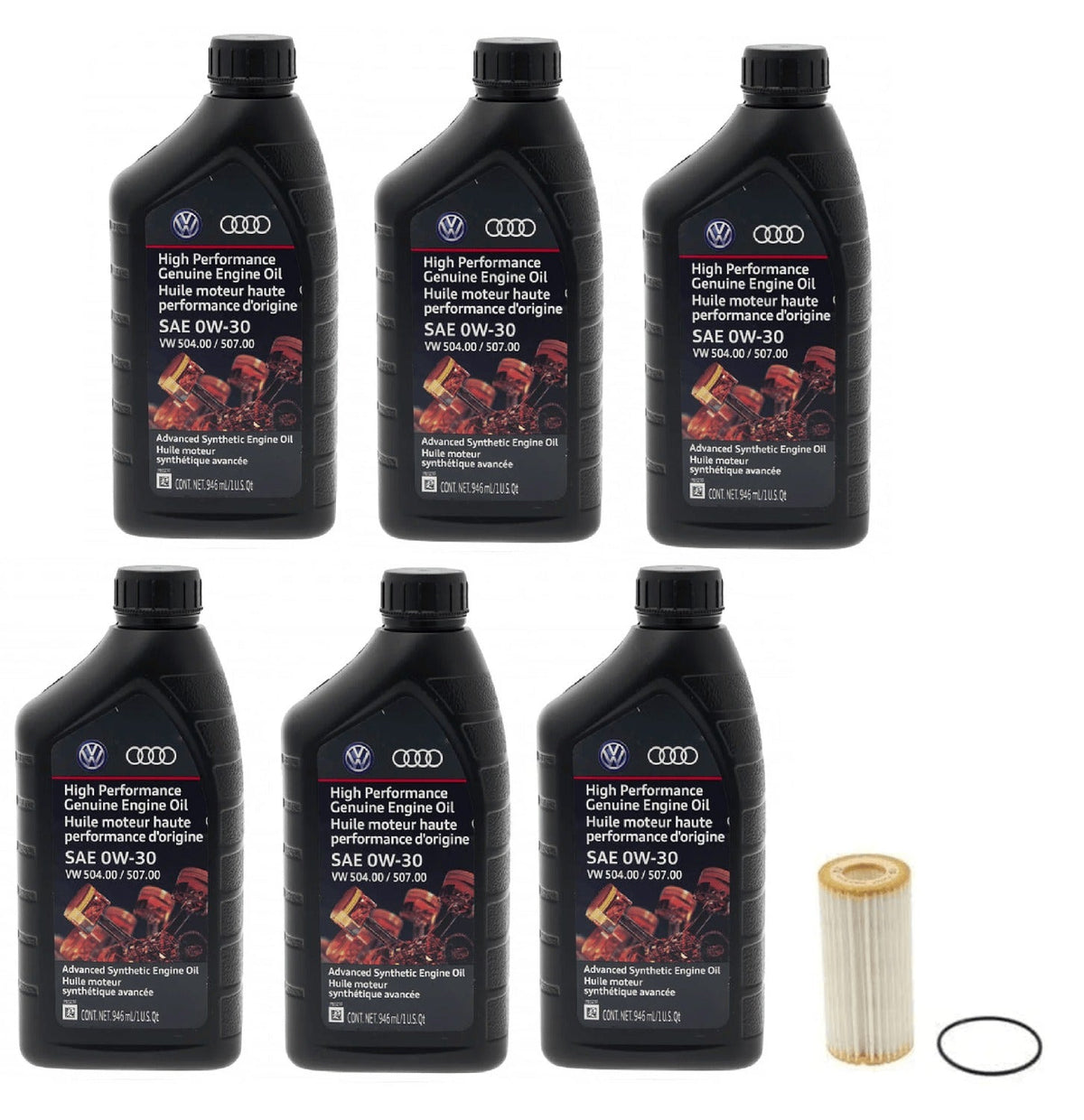 Oil Service Kit (Genuine 0w-30) - VW / Mk7.5 Golf R