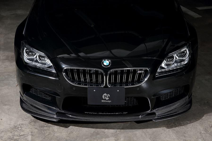 3D Design F06 / F12 / F13 M6 Matte Carbon Under Splitter Set