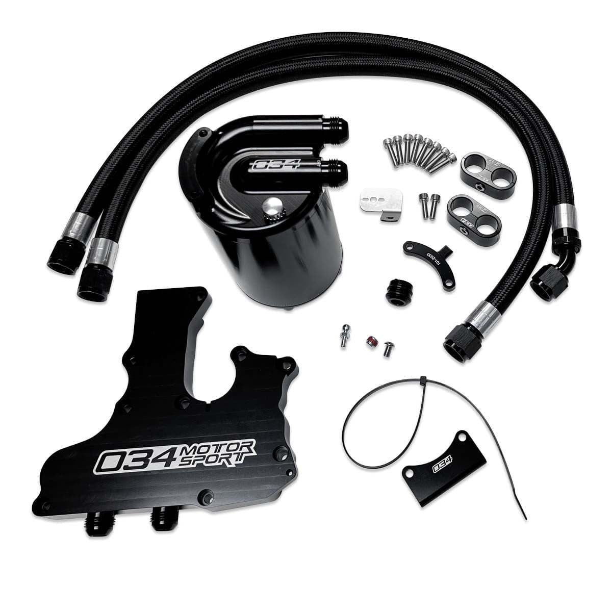 034Motorsport Catch Can Kit - Audi / B8.5 / A4 / A5 / Q5 / Allroad with Flex Fuel Manifold