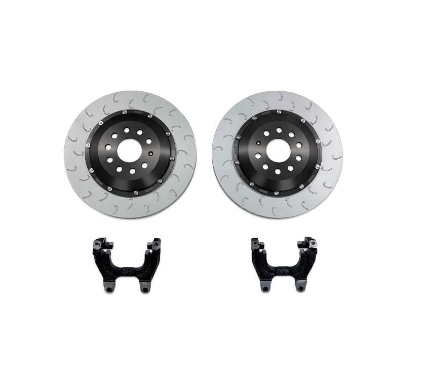 034Motorsport 2-Piece Floating Rear Brake Rotor 350mm Upgrade - VW / Audi / MQB / 8V / A3 / S3 / RS3 / TT / Golf R