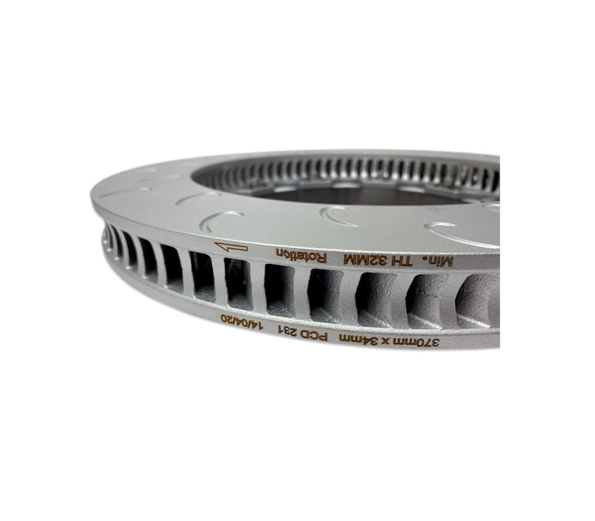 034Motorsport 2-Piece Floating Front Brake Rotor Upgrade Kit - Audi 8V.5 RS3