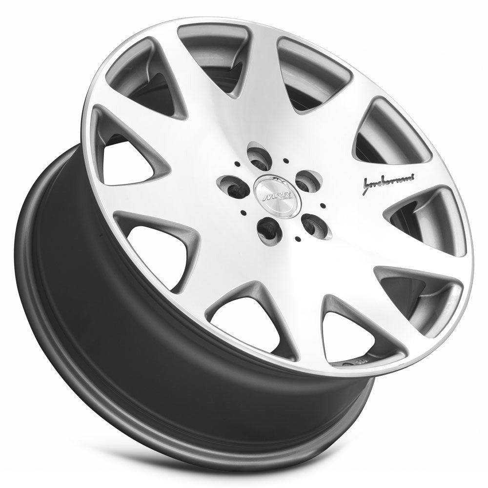 MRR HR3 19" 5x112 Silver Machined Face