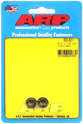 ARP M8 x 1.25 12pt Nut Kit 2 Pack